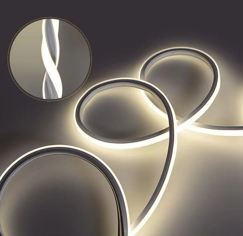RGB LEIDENE Neonstrook Lichte Flexibele 24V 1616 de Decoratie 12W van het Siliciumhuis