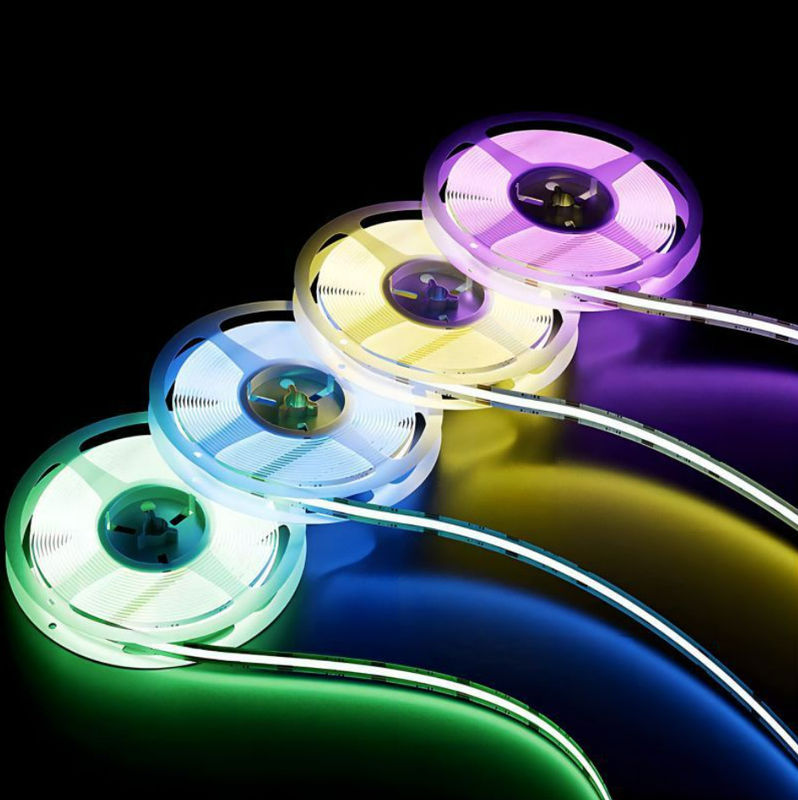 RGBW Strip Licht COB DC 24V Hoge Dichtheid 14.4W 4000K Binnen Decor