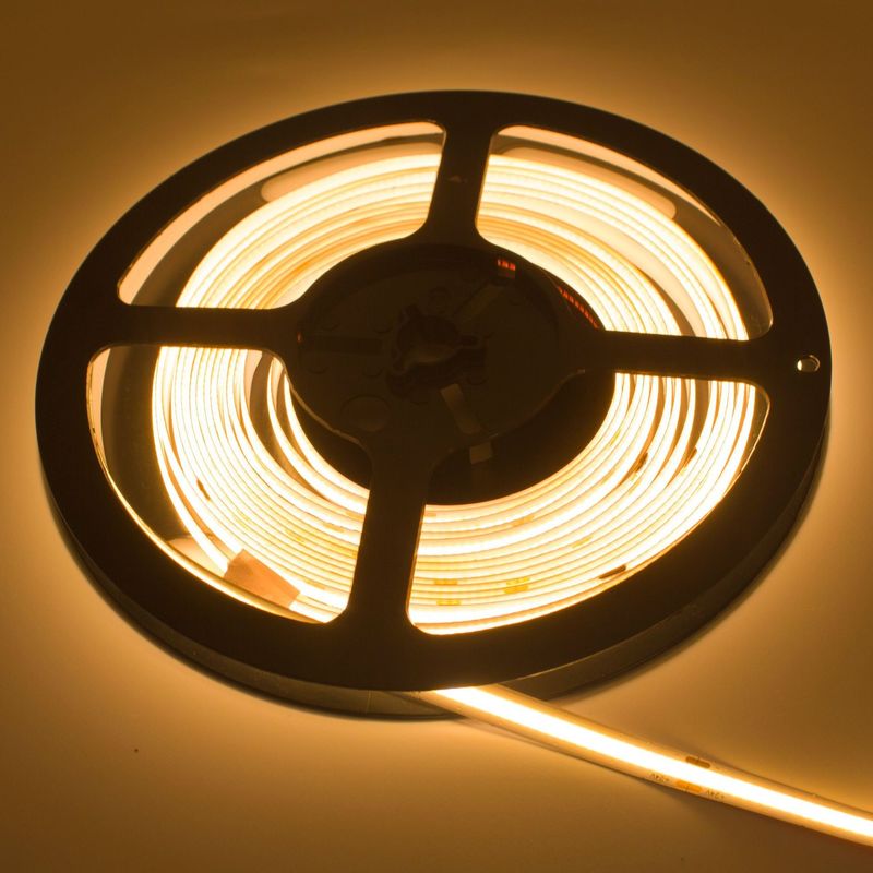 Hoog - dichtheid 320 de MAÏSKOLF LEIDEN van Led/M Flexible 24V Strook Licht flex 10W warm wit