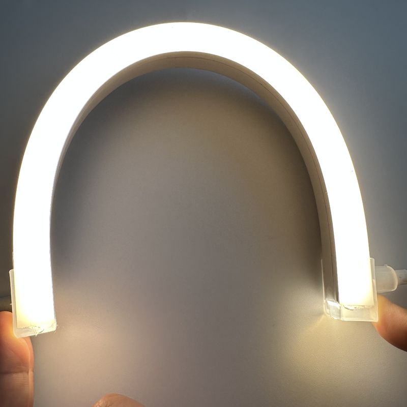 Het de Strooklicht van het siliconeneon maakt 16.4ft/5m Cuttable & het Aaneen te schakelen, RGB Kleur Veranderen waterdicht