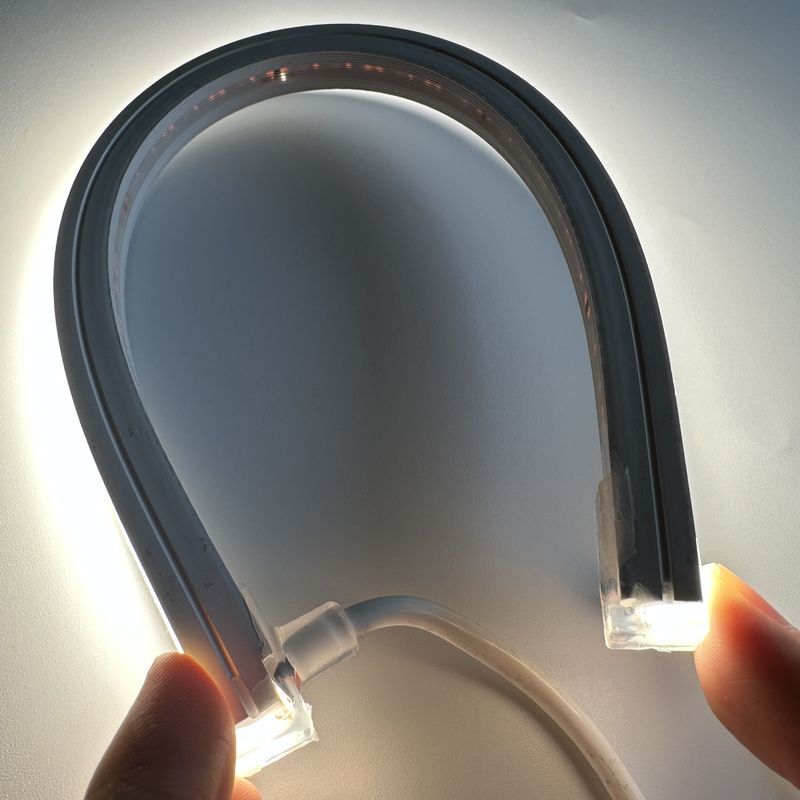 Het de Strooklicht van het siliconeneon maakt 16.4ft/5m Cuttable & het Aaneen te schakelen, RGB Kleur Veranderen waterdicht