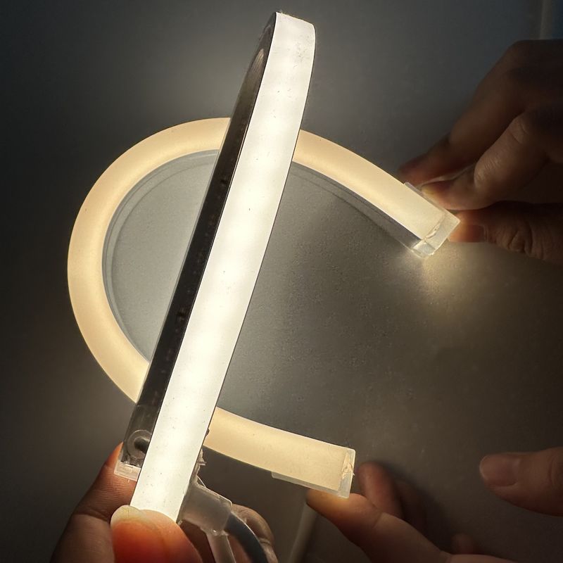 1010 1212 1616 1220 geleid Helder Neon het Gloeien 120° Materieel de buislicht van het Stralingshoeksilicone